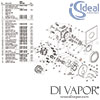 Ideal Standard CeraPlus 2 Built-In Shower Mixer Valve Spares